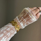 18K Gold Plated Spiral Link Bracelet